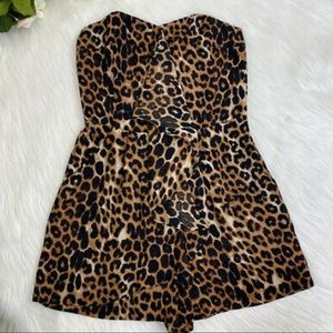 Express Leopard Romper